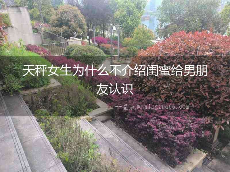 天秤女生為什么不介紹閨蜜給男朋友認識