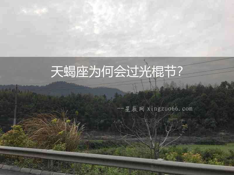 天蝎座為何會過光棍節(jié)？