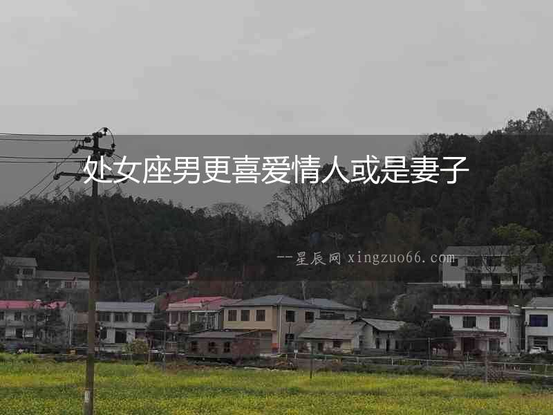 處女座男更喜愛(ài)情人或是妻子