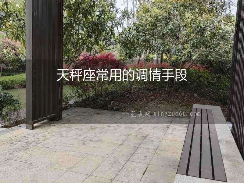 天秤座常用的調(diào)情手段