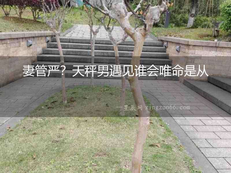 妻管嚴？天秤男遇見誰會唯命是從