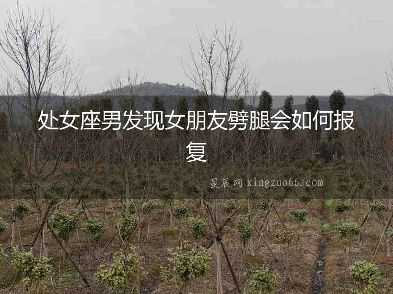 處女座男發現女朋友劈腿會如何報復