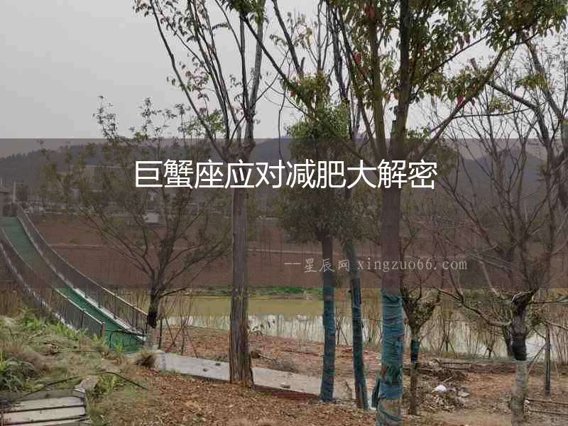 巨蟹座應(yīng)對減肥大解密