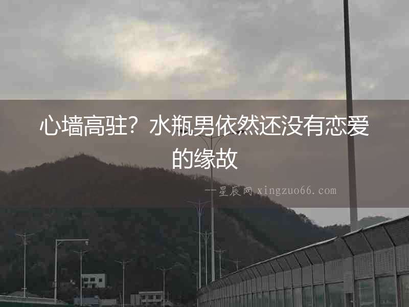 心墻高駐？水瓶男依然還沒有戀愛的緣故
