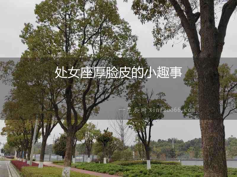 處女座厚臉皮的小趣事