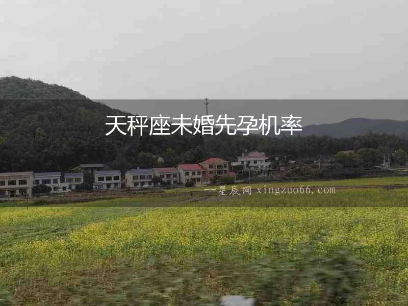 天秤座未婚先孕機(jī)率
