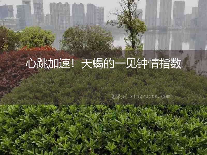心跳加速！天蝎的一見鐘情指數(shù)