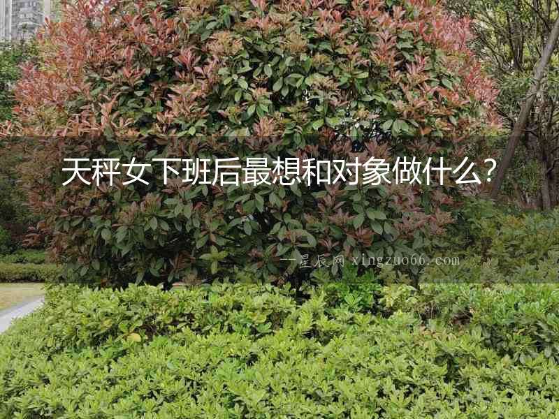 天秤女下班后最想和對象做什么？