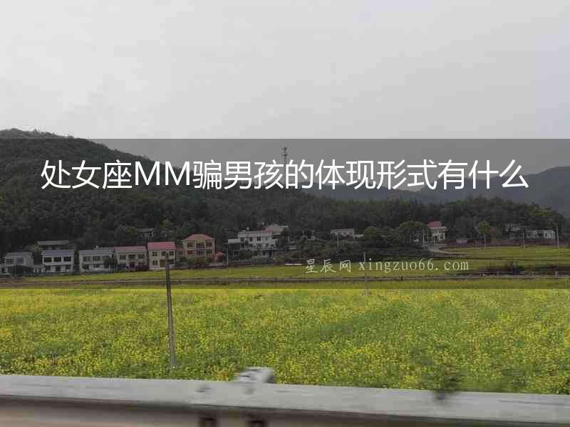 處女座MM騙男孩的體現(xiàn)形式有什么
