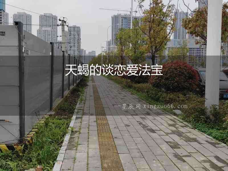 天蝎的談戀愛法寶