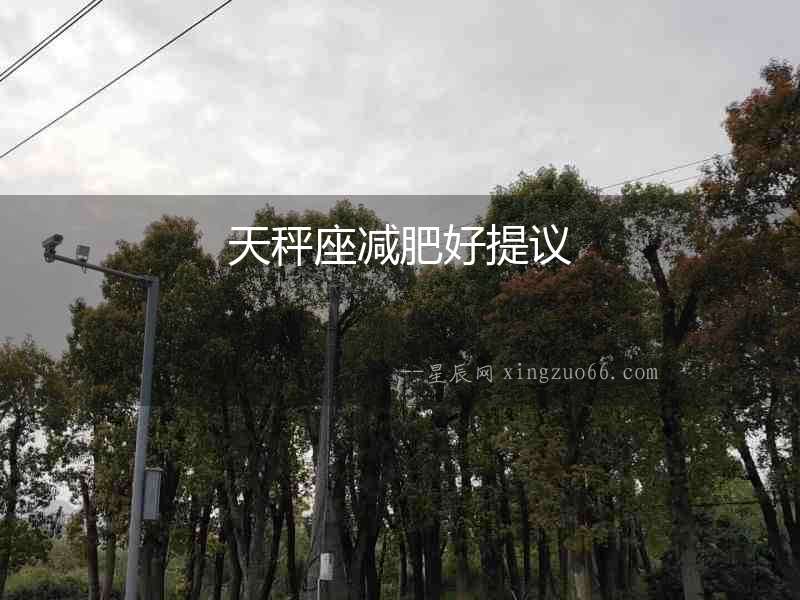 天秤座減肥好提議