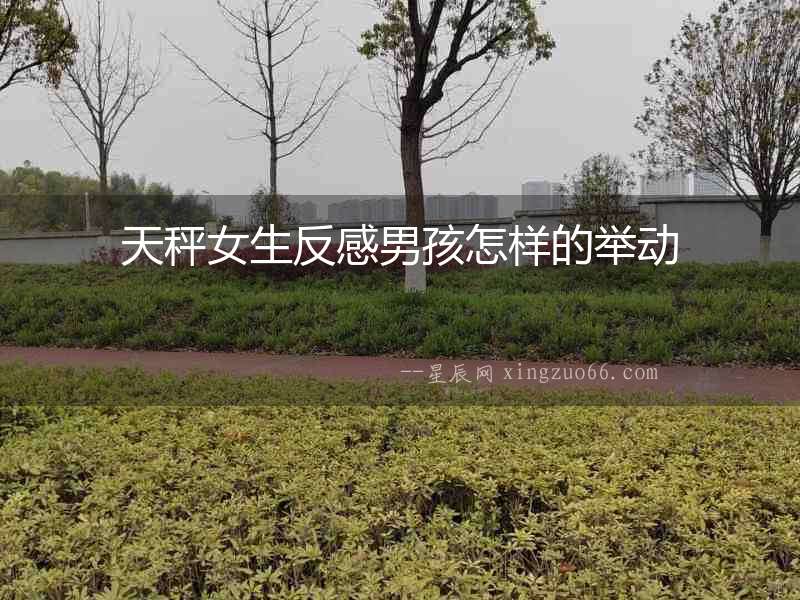 天秤女生反感男孩怎樣的舉動