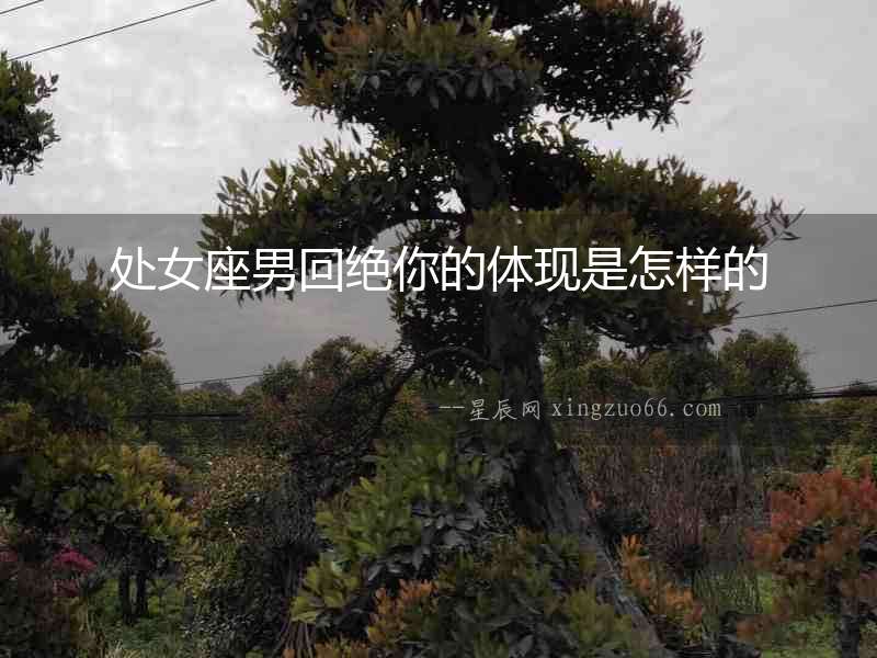 處女座男回絕你的體現(xiàn)是怎樣的