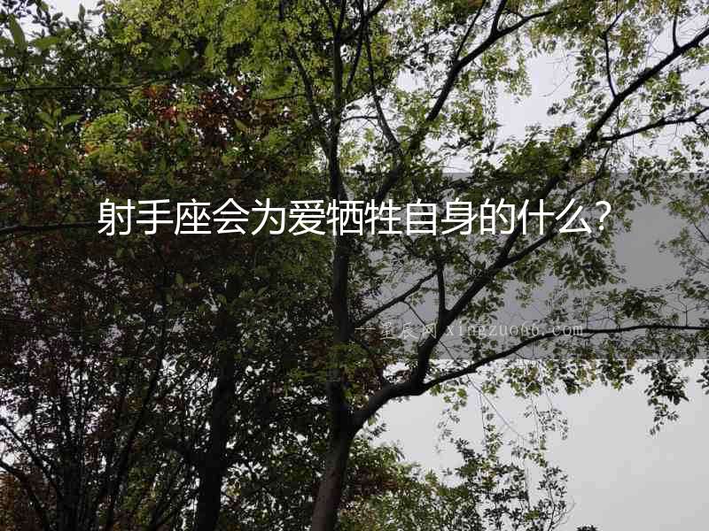 射手座會為愛犧牲自身的什么？