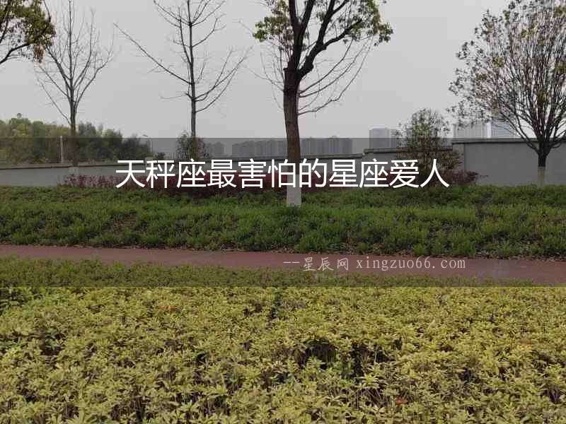 天秤座最害怕的星座愛人