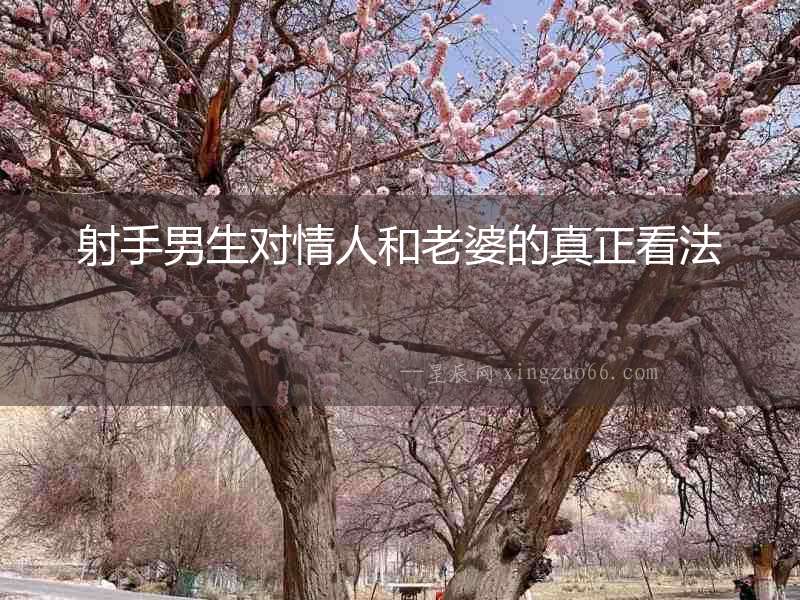 射手男生對情人和老婆的真正看法