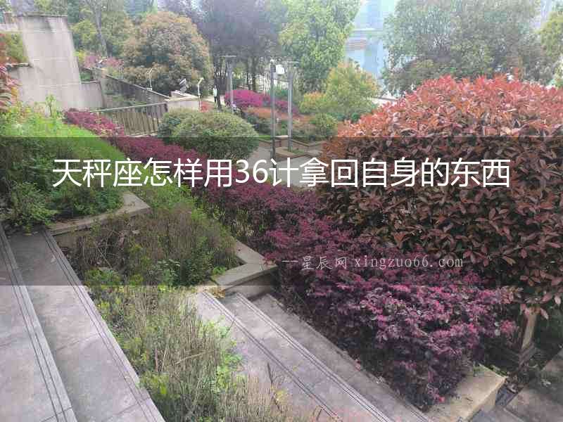 天秤座怎樣用36計拿回自身的東西