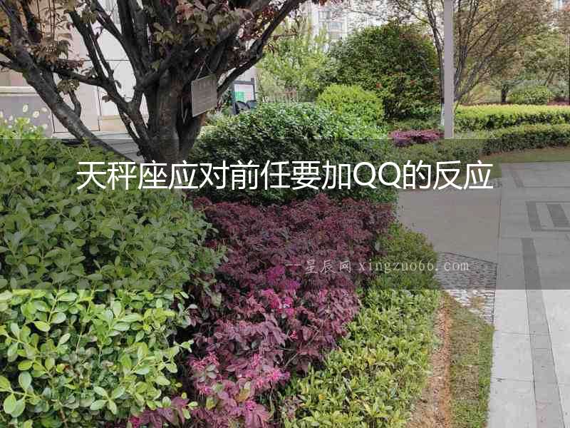 天秤座應(yīng)對前任要加QQ的反應(yīng)