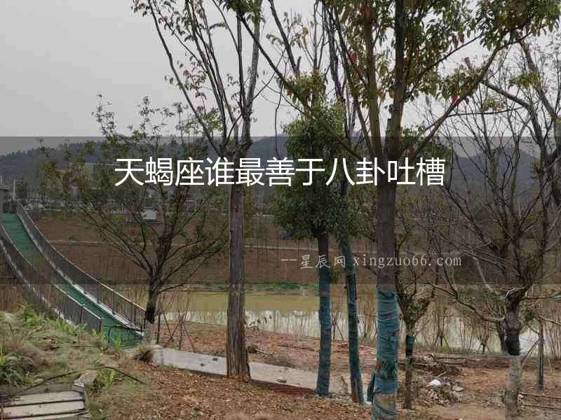天蝎座誰(shuí)最善于八卦吐槽