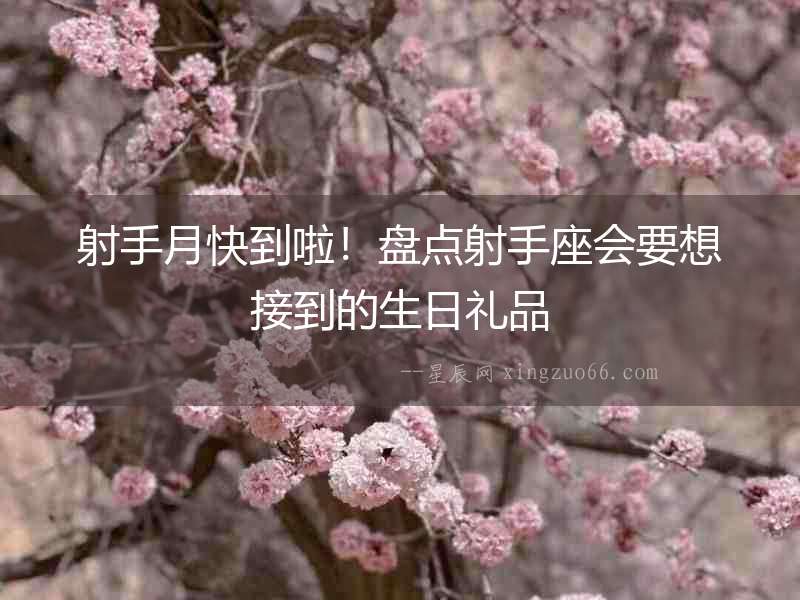射手月快到啦！盤點射手座會要想接到的生日禮品