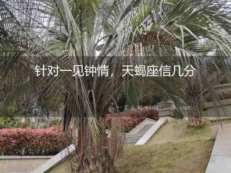 針對(duì)一見(jiàn)鐘情，天蝎座信幾分