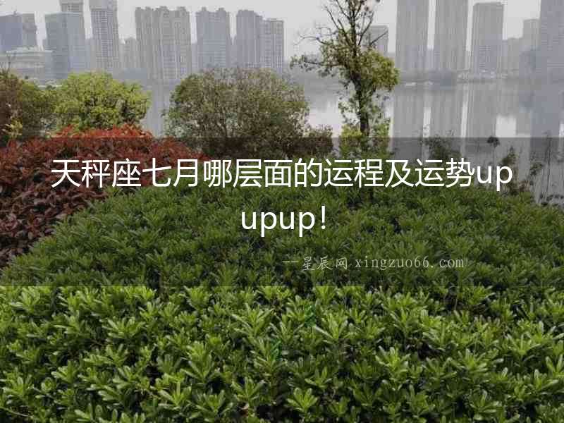 天秤座七月哪層面的運程及運勢upupup！