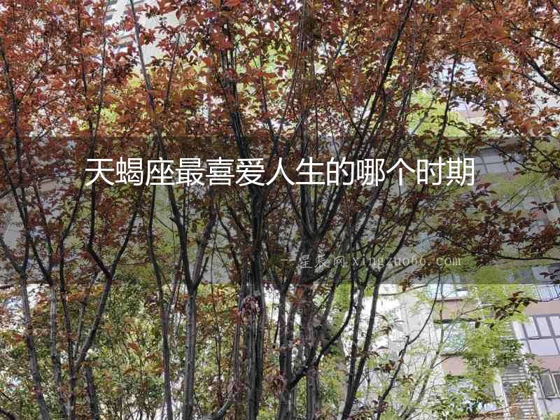 天蝎座最喜愛人生的哪個(gè)時(shí)期