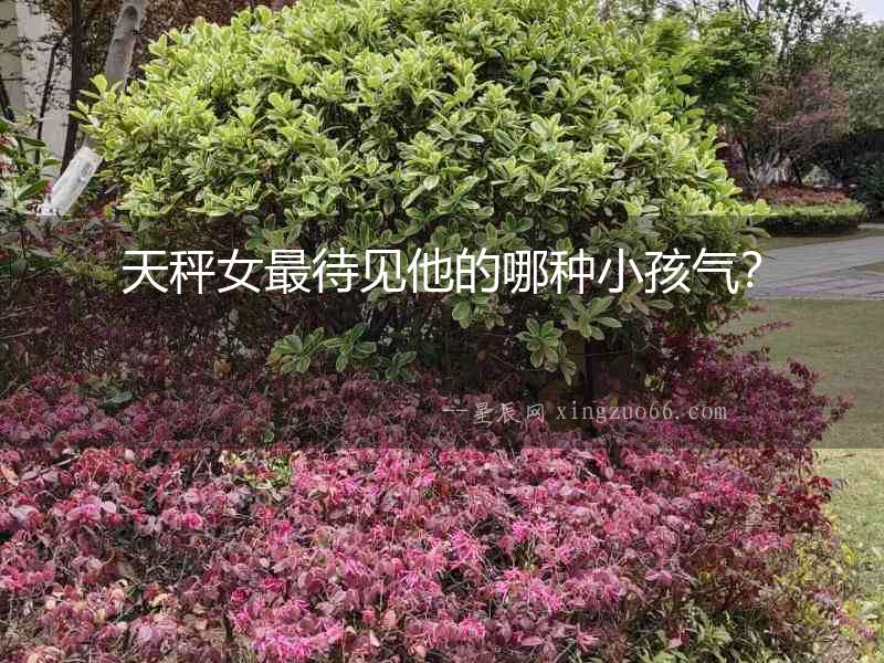 天秤女最待見他的哪種小孩氣？