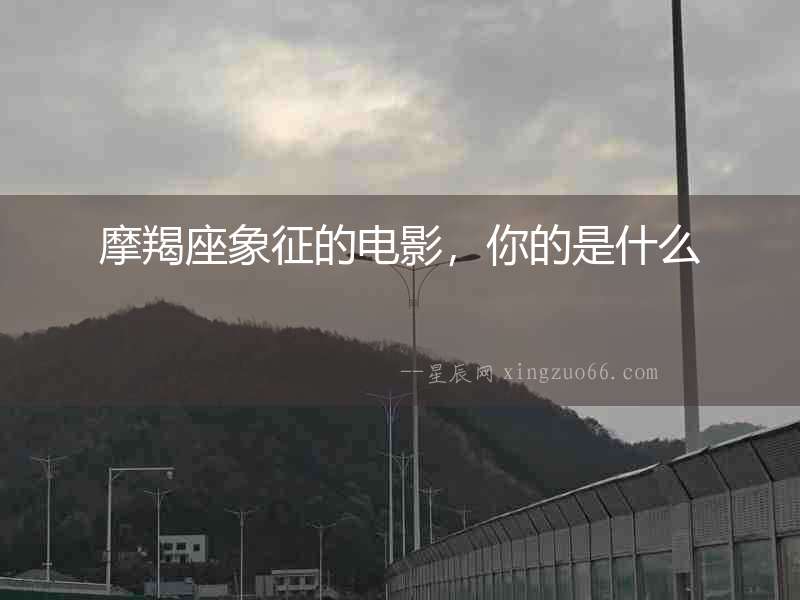 摩羯座象征的電影，你的是什么