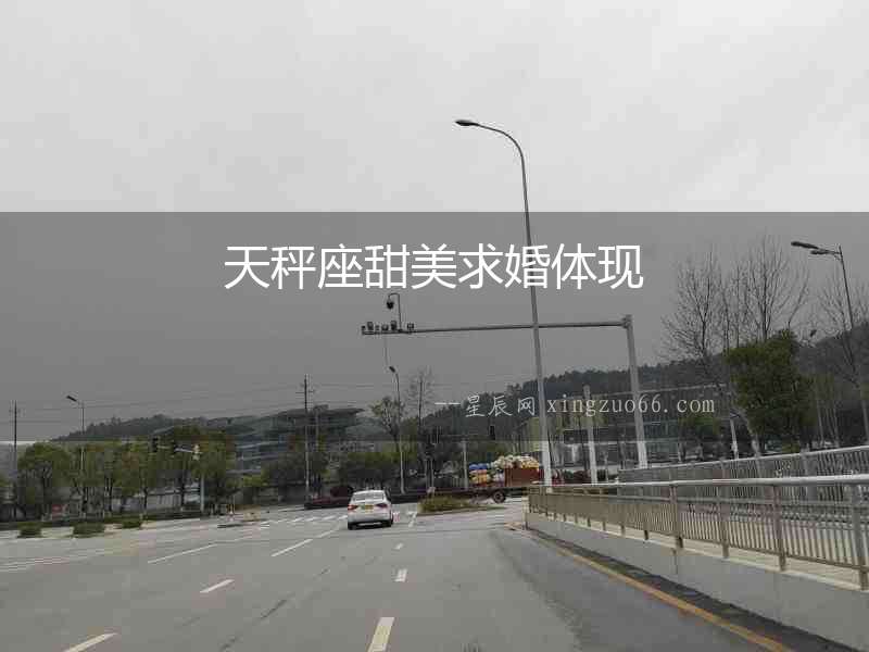 天秤座甜美求婚體現
