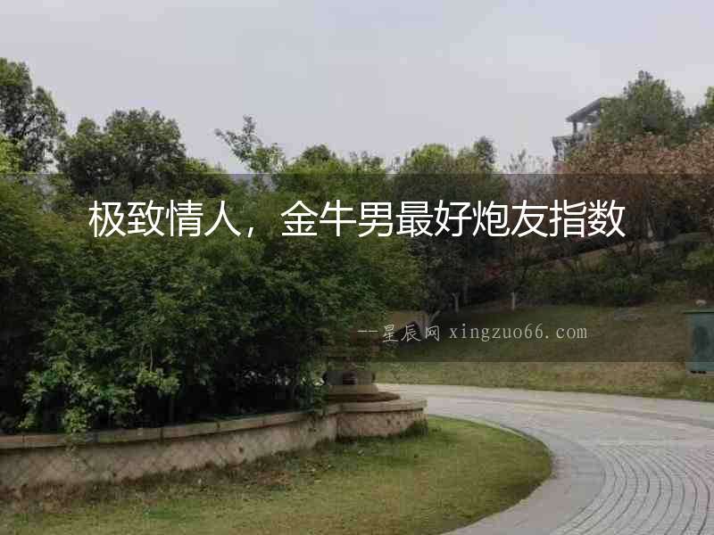 極致情人，金牛男最好炮友指數