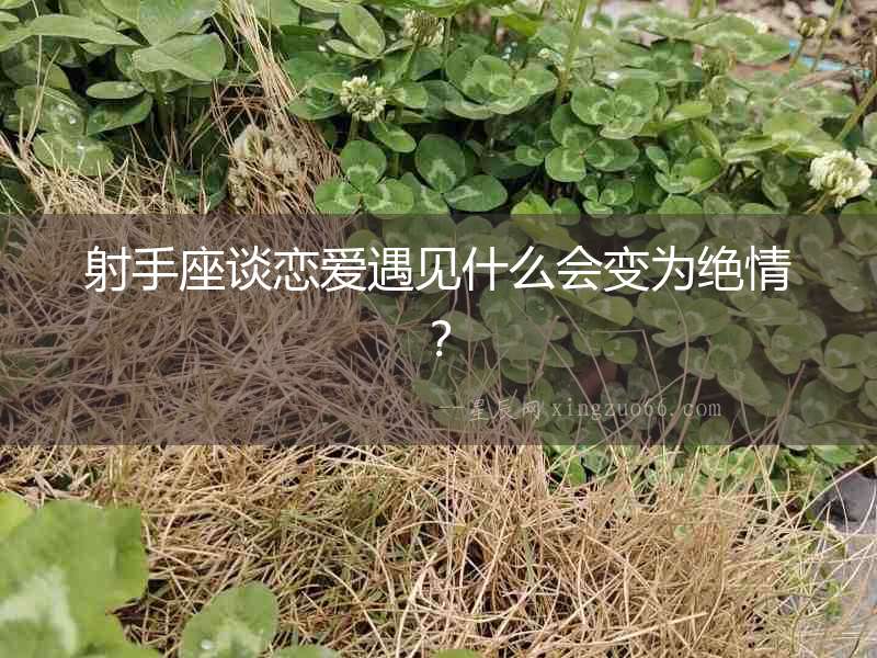 射手座談戀愛遇見什么會變?yōu)榻^情？