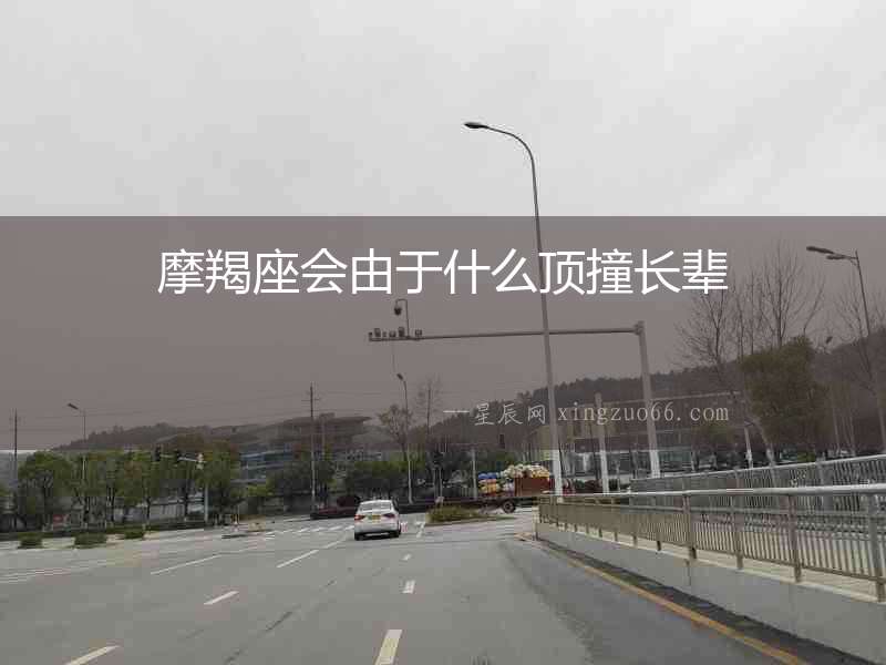 摩羯座會(huì)由于什么頂撞長(zhǎng)輩
