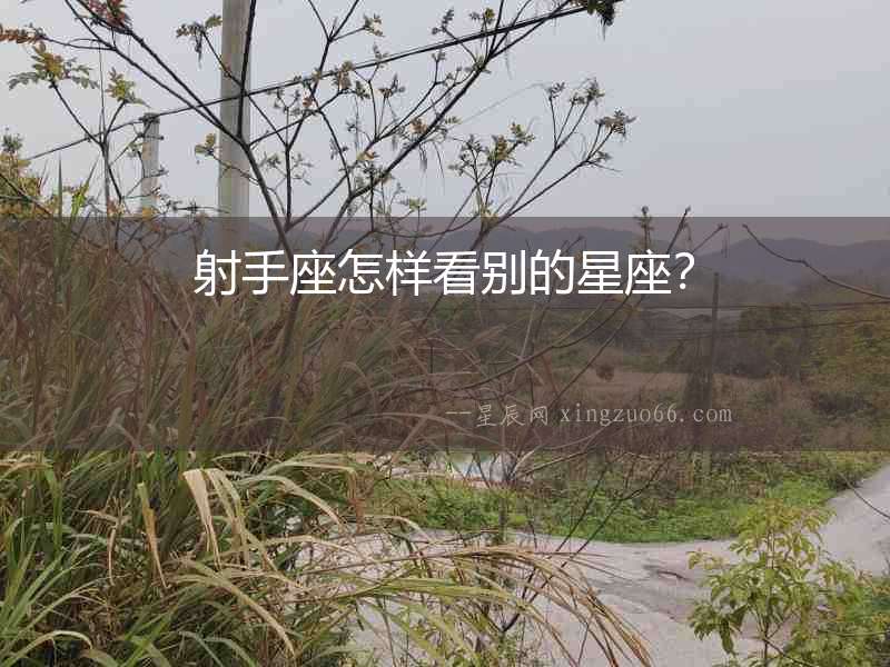 射手座怎樣看別的星座？