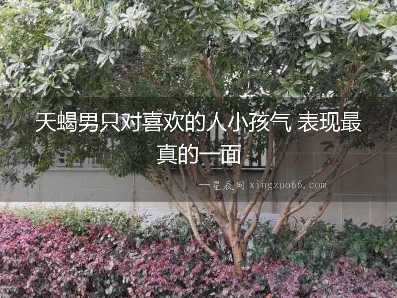 天蝎男只對(duì)喜歡的人小孩氣 表現(xiàn)最真的一面