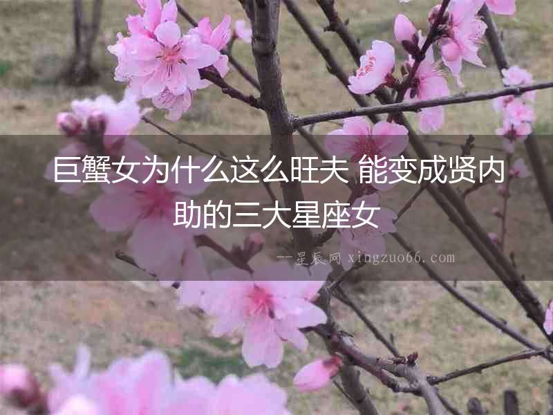 巨蟹女為什么這么旺夫 能變成賢內(nèi)助的三大星座女