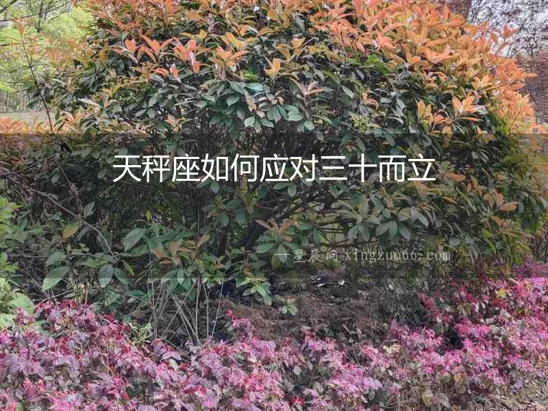 天秤座如何應對三十而立