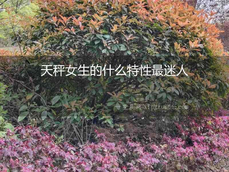 天秤女生的什么特性最迷人