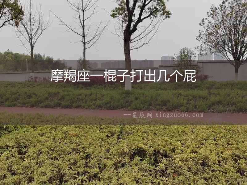 摩羯座一棍子打出幾個(gè)屁