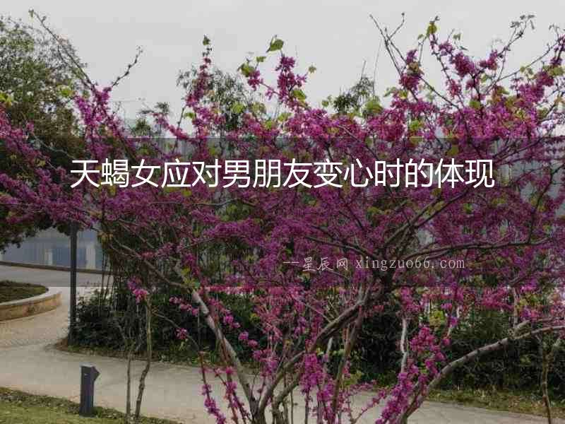 天蝎女應(yīng)對男朋友變心時的體現(xiàn)