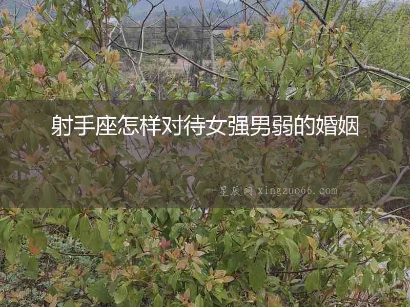 射手座怎樣對(duì)待女強(qiáng)男弱的婚姻