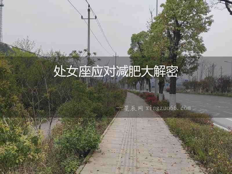 處女座應(yīng)對減肥大解密