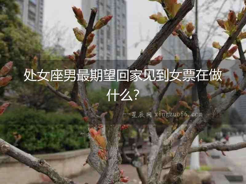 處女座男最期望回家見到女票在做什么？