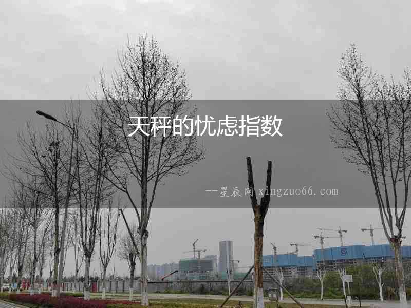 天秤的憂慮指數