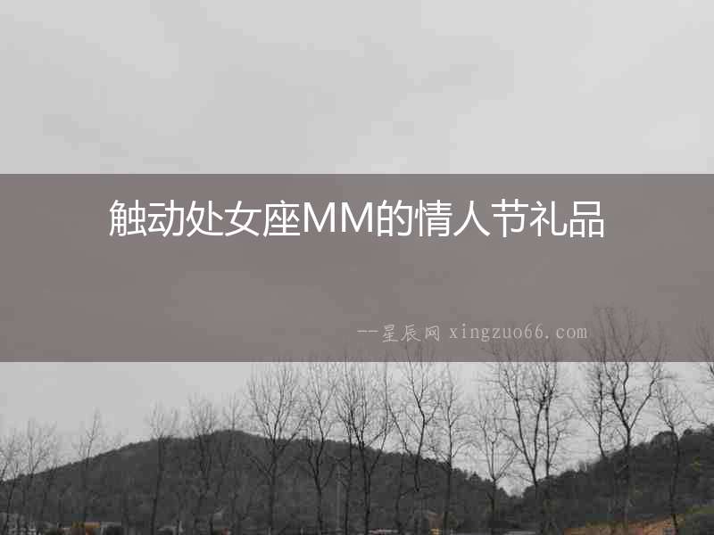 觸動(dòng)處女座MM的情人節(jié)禮品