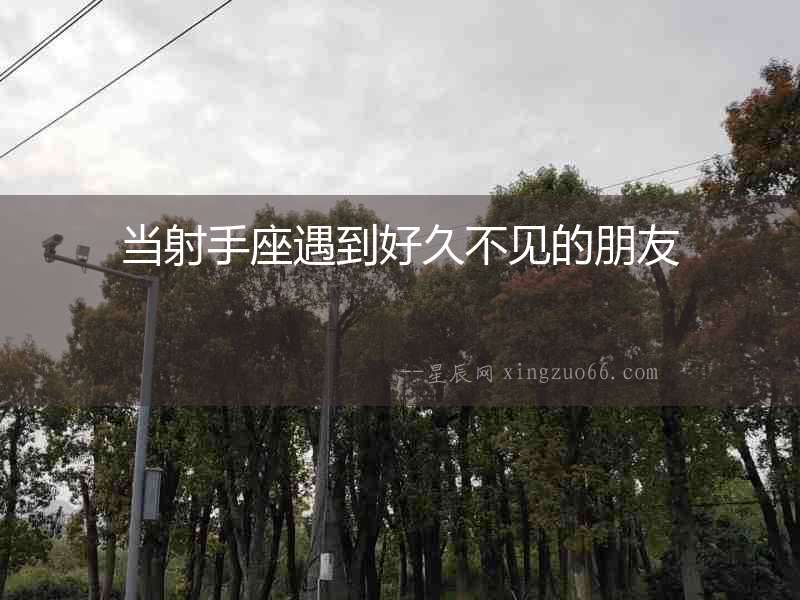 當(dāng)射手座遇到好久不見的朋友