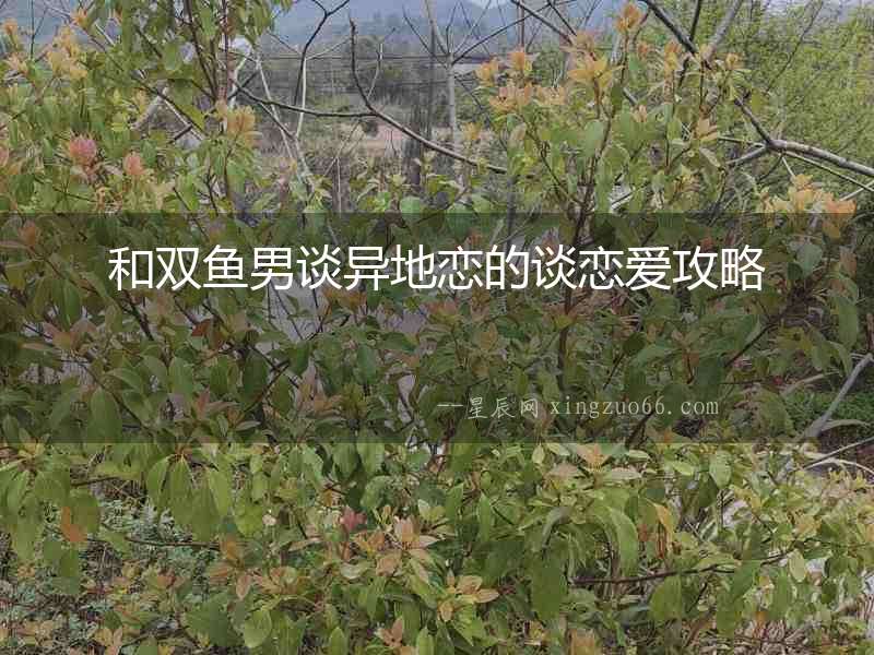 和雙魚男談異地戀的談戀愛(ài)攻略