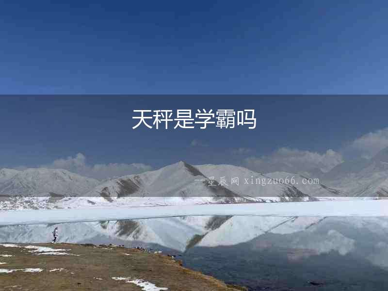 天秤是學(xué)霸嗎