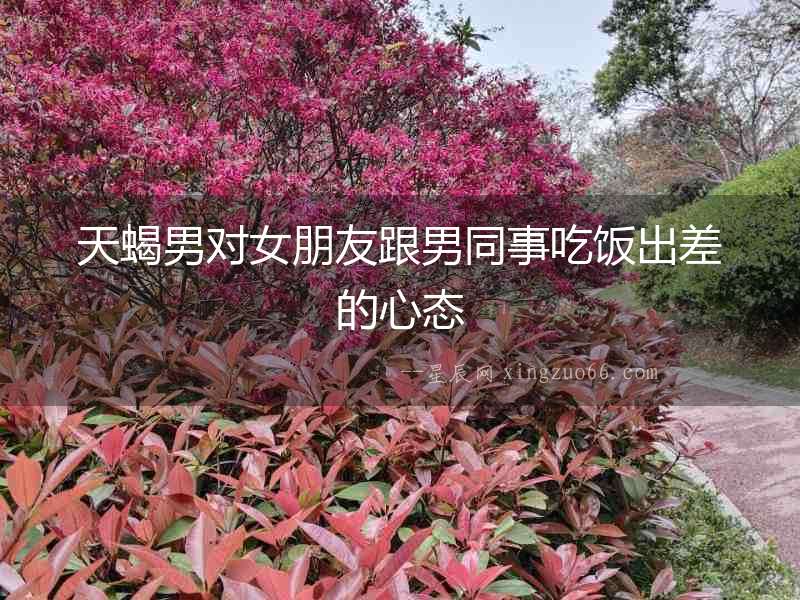天蝎男對女朋友跟男同事吃飯出差的心態
