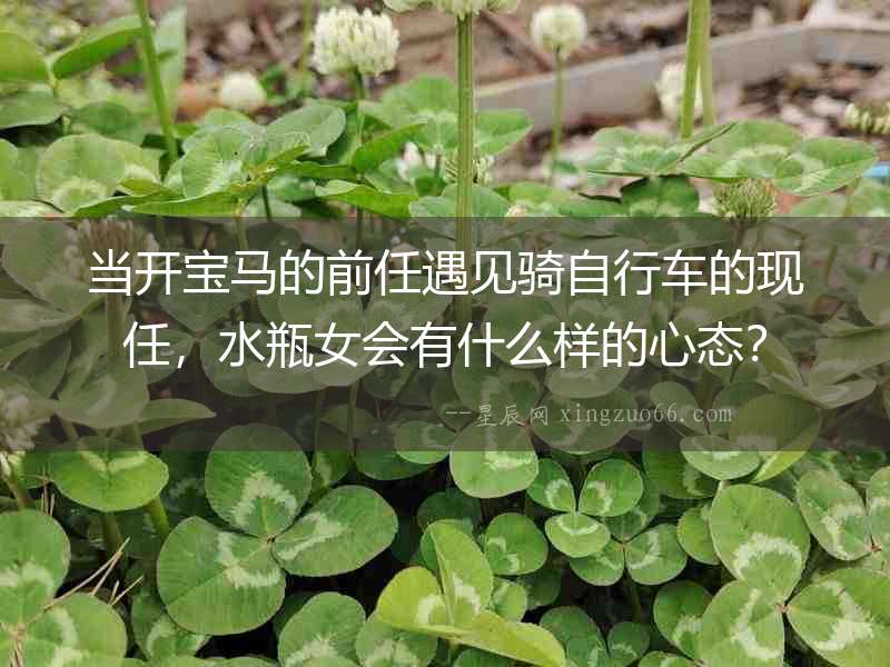 當開寶馬的前任遇見騎自行車的現任，水瓶女會有什么樣的心態？